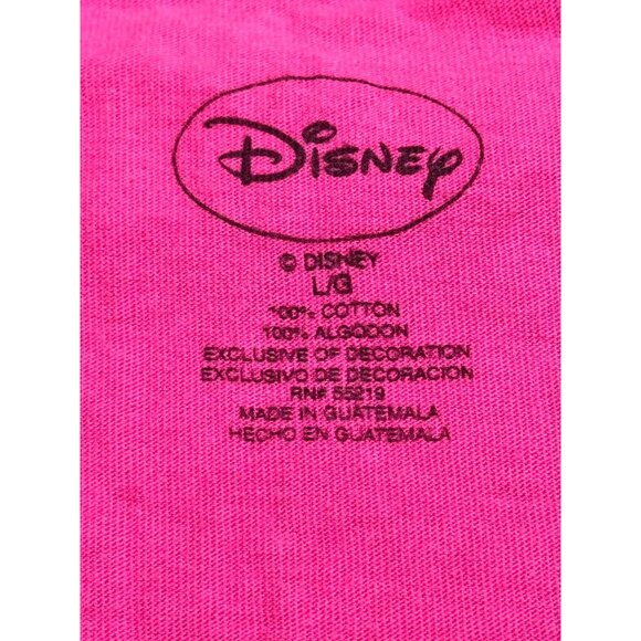 Disney Women's Minnie Mouse Florida Embroidered Graphic Pink T-Shirt - Picture 10 of 15